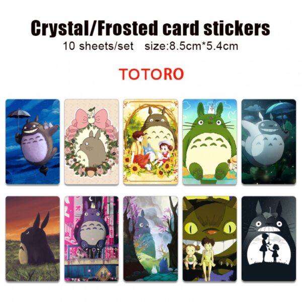 MCSK017 Totoro Card Stickers price for 50pcs(5 sets 10 pcs a set)