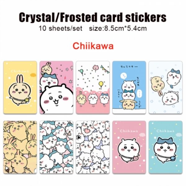 MCSK021 Chiikawa Card Stickers price for 50pcs(5 sets 10 pcs a set)