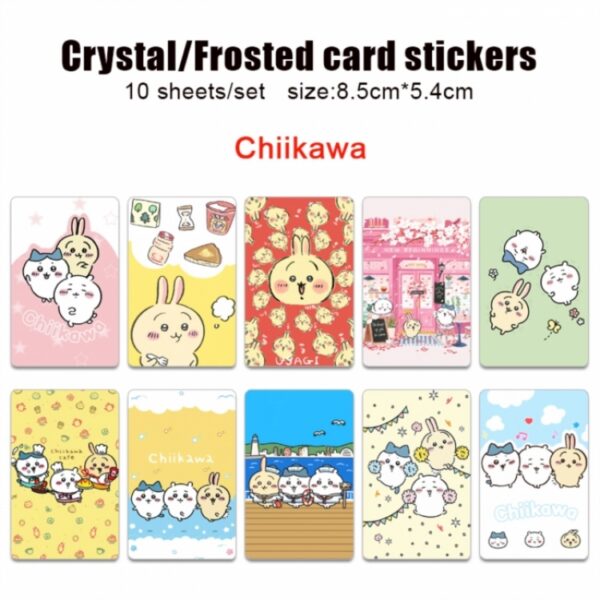 MCSK022 Chiikawa Card Stickers price for 50pcs(5 sets 10 pcs a set)