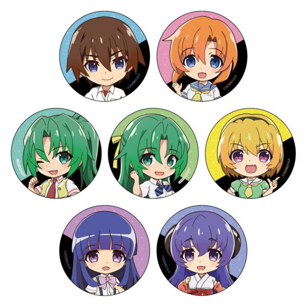 MCMK1826 Higurashi When They Cry Brooches Badges 58mm price for 7 pcs a set